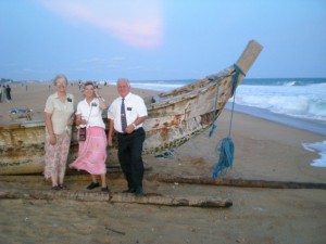 Benin Coastline. Notice the Sky. It was beautiful.