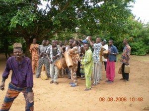 Funeral Band and Dancer