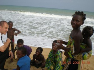 Kids by the Ocean with Elder Schwieger