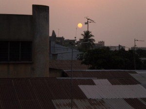 Harmatan Sun over Cotonou