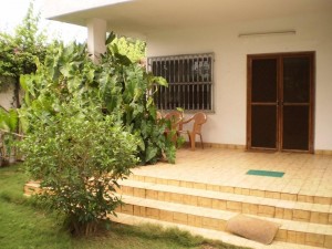 Front porch of Lome Home