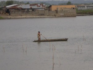 Fisherman on Lac Aheme