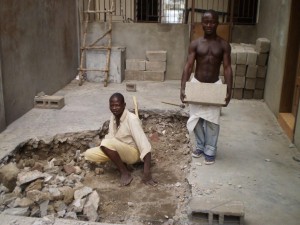 Starting the Baptismal Font