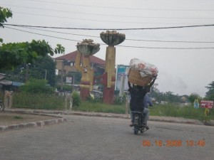 Probably a basket of Bread