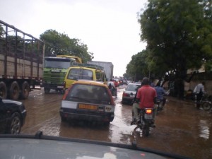 Getting to Lome in a rainstorm