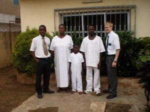 Lome Baptism - Elder Gondo-Carver